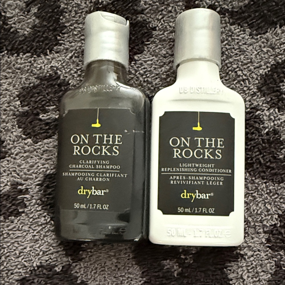 DryBar On the Rocks Clarifying Charcoal Shampoo/Conditioner - Travel Size